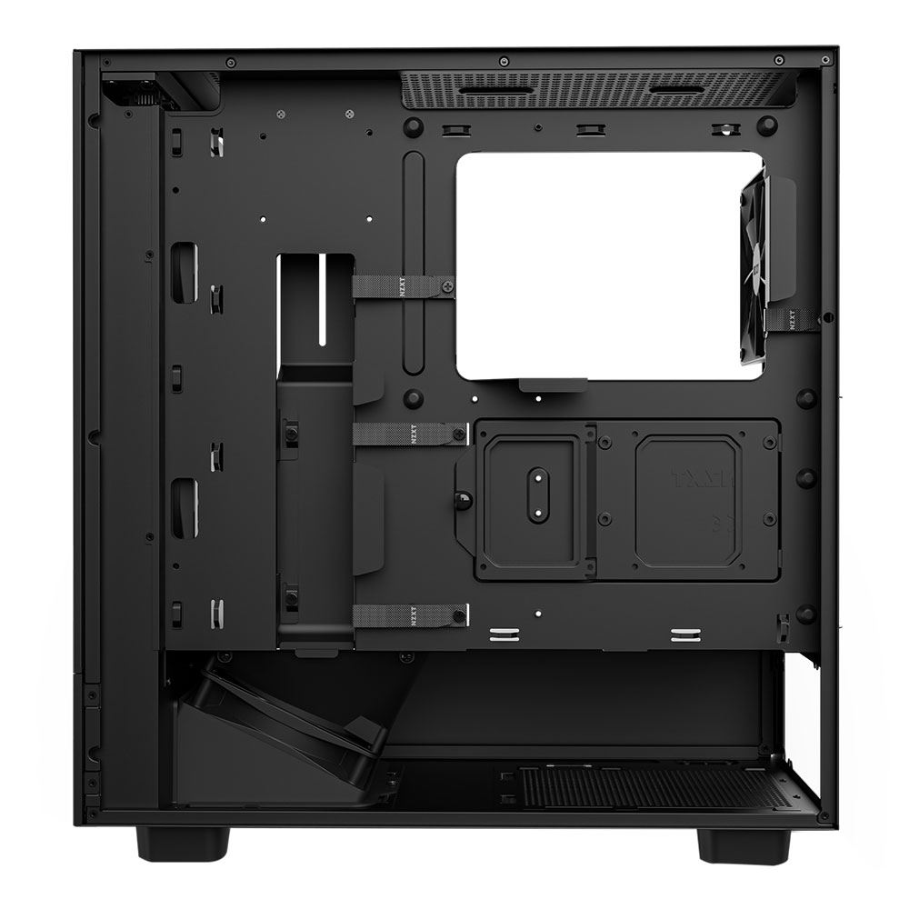 NZXT H5 Flow RGB Tempered Glass ATX Mid-Tower Computer Case - Black ...