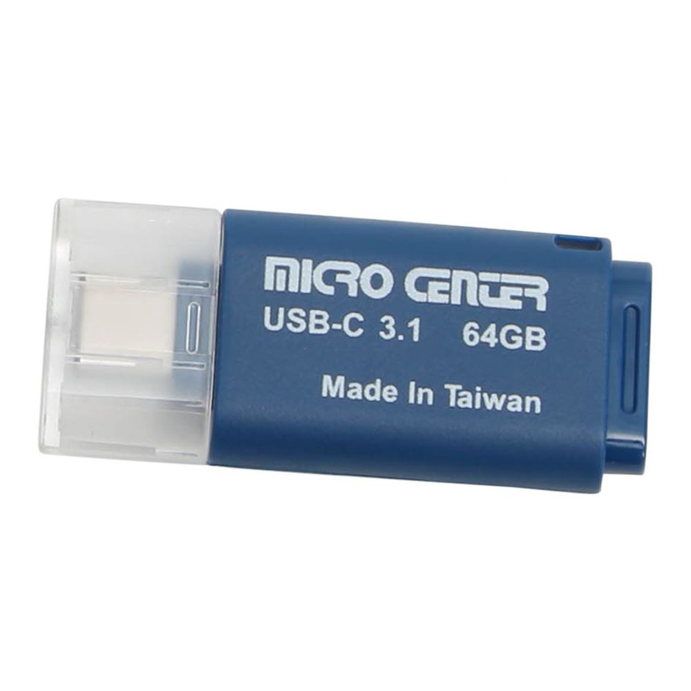 Micro Center 64GB USB TypeC SuperSpeed USB 3.1 (Gen 1) Flash Drive