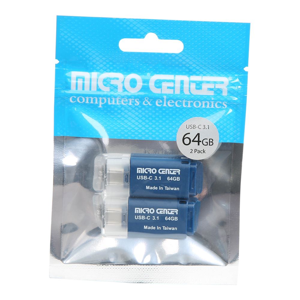 Micro Center 64GB USB TypeC SuperSpeed USB 3.1 (Gen 1) Flash Drive