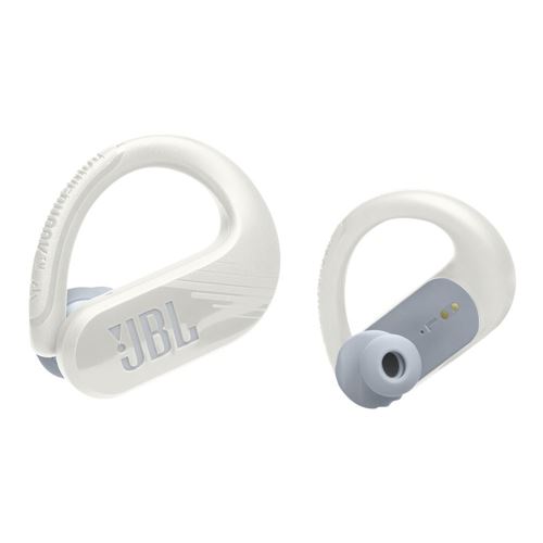 JBL White - Micro True Wireless Bluetooth - Endurance 3 Peak Earbuds Center