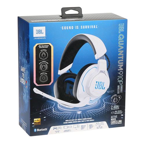 JBL Quantum 910P Console Wireless Over-Ear Console Gaming Headset with Head  Tracking-Enhanced, Active Noise Cancelling and - Micro Center