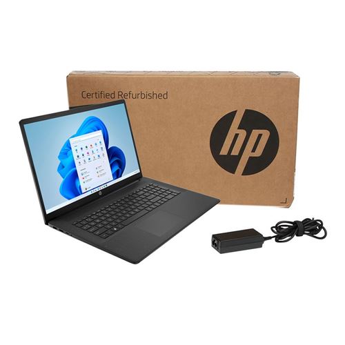 HP Laptop 17-cn3097nr, Windows 11 Home, 17.3, Intel® Core™ i7, 16GB RAM,  256GB SSD, 1TB HDD, FHD, Natural silver