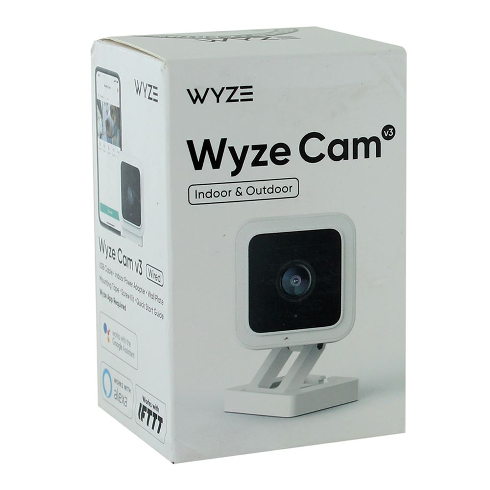 Wyze Cam V3 (Refurbished); Indoor/Outdoor; 1080p Resolution; WiFi ...