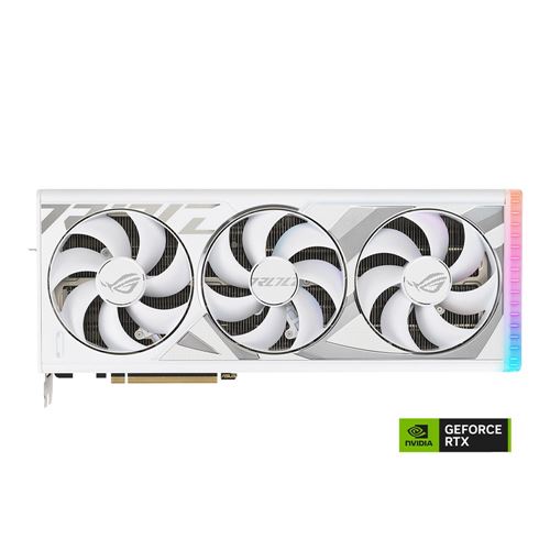 ASUS NVIDIA GeForce RTX 4080 ROG Strix White Overclocked Triple Fan 16GB  GDDR6X PCIe 4.0 Graphics Card - Micro Center