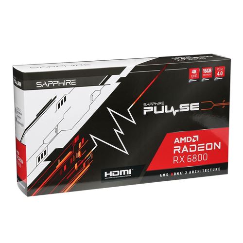 Sapphire Technology AMD Radeon RX 6800 Pulse Overclocked Triple