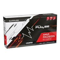 Sapphire 11305-02-20G Pulse AMD Radeon RX 6800 PCIe 4.0 Gaming Graphics  Card with 16GB GDDR6 Pack of 1,Black