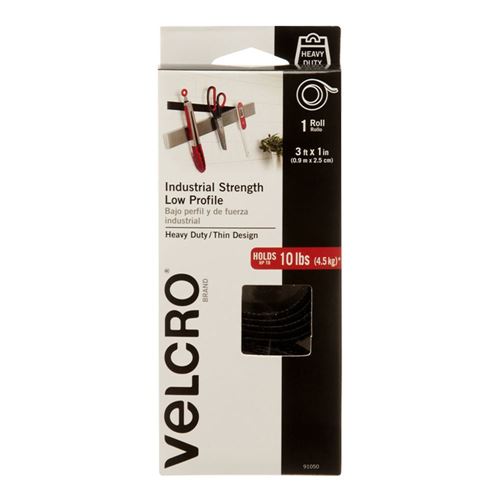 VELCRO Industrial Strength Strips - Black - Micro Center