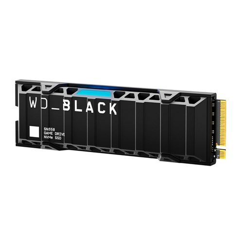 WD Black SN850 2TB 3D TLC NAND PCIe Gen 4 x4 NVMe M.2 Internal SSD 