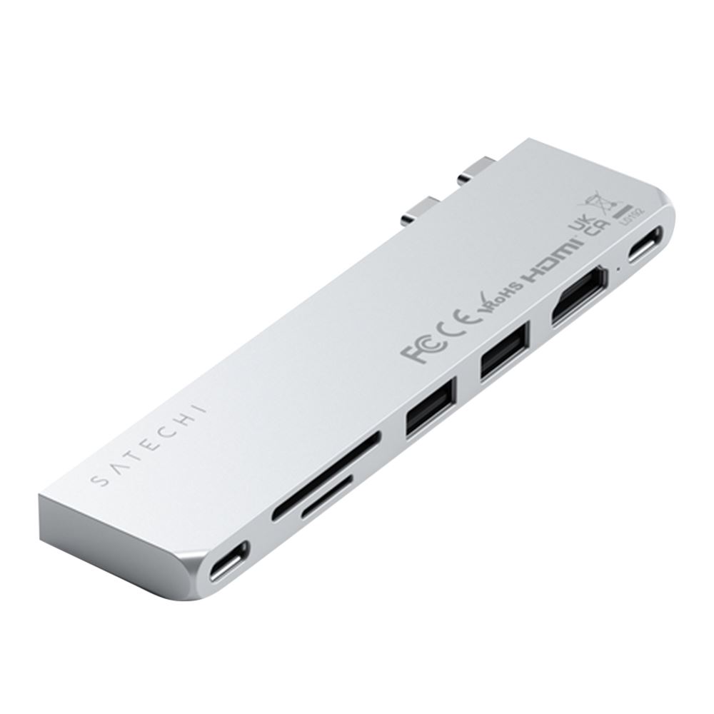 Satechi Pro Hub Slim (Silver) - Micro Center