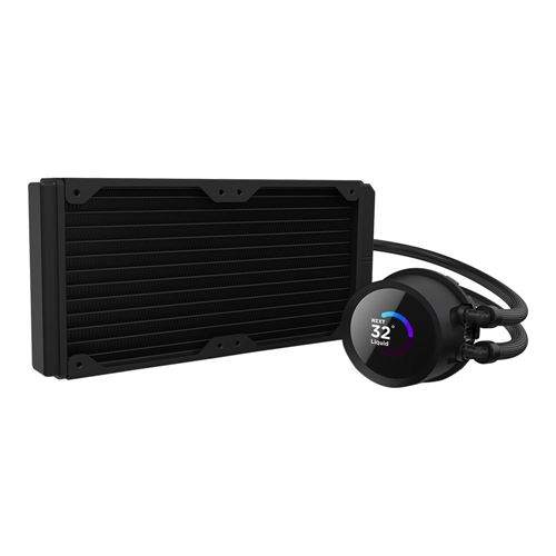 NZXT Kraken 240 2x120mm AiO Liquid CPU Cooler - Matte Black 810074842686