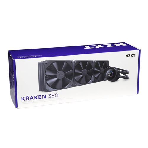 NZXT Kraken 360mm All in One Liquid CPU Cooling Kit - Black - Micro Center