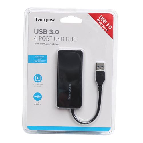 indlæg Utilfreds konsonant Targus USB 3.0 4-Port Hub - Micro Center