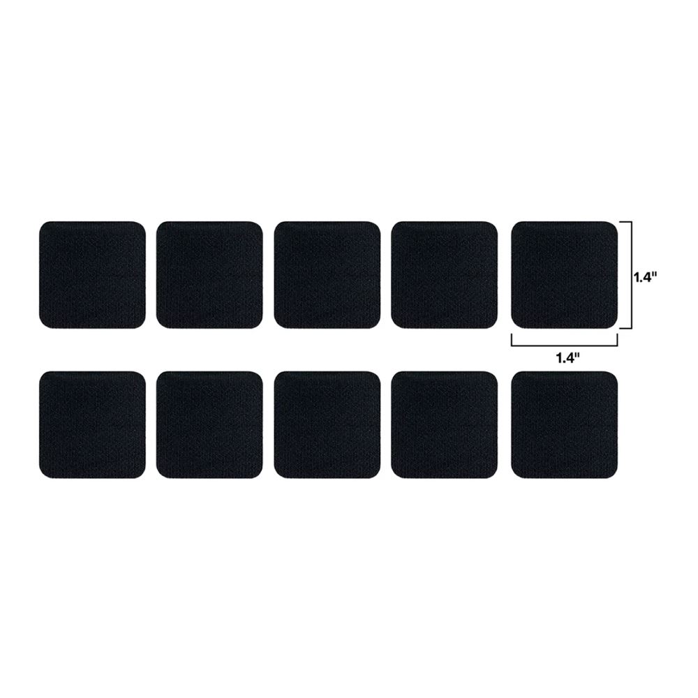 Wrap-It Cable Clams Square (10-Pack) Black - Micro Center