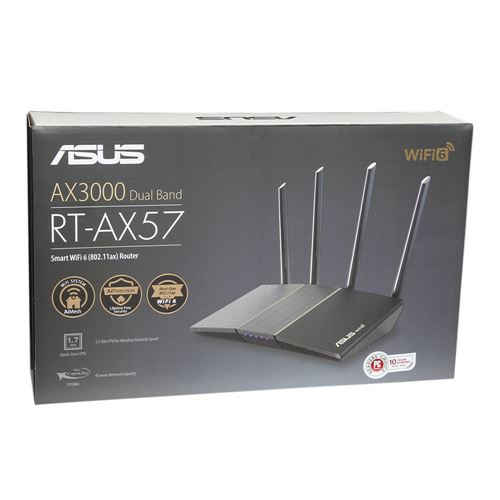 ASUS RT-AX57 AX3000 Wireless Dual-Band Gigabit Router RT-AX57
