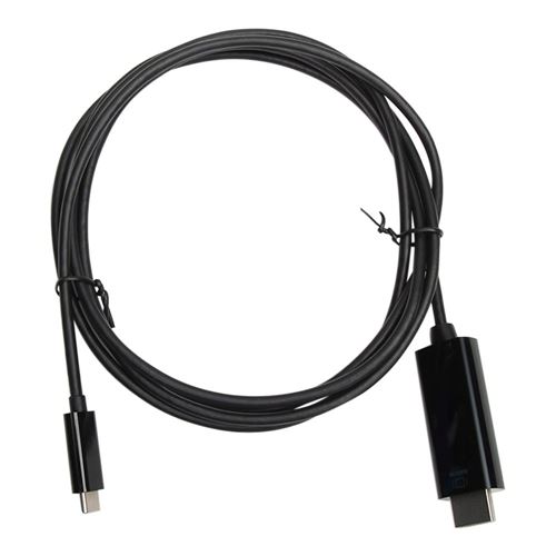 Inland Mini-HDMI Male to HDMI Male to Cable w/ Ethernet 6 ft. - Black -  Micro Center