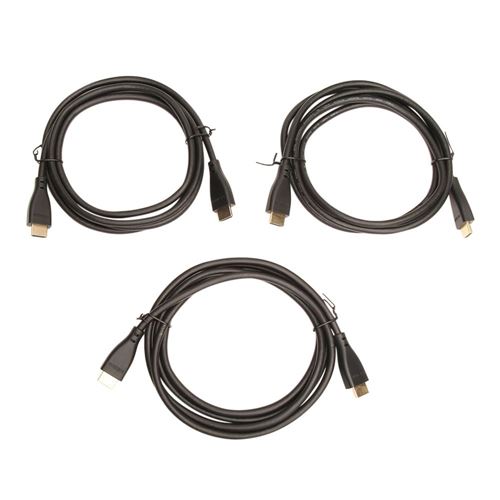 Inland HDMI 2.1 Cable (Black) - 6 ft. (2 Pack) - Micro Center
