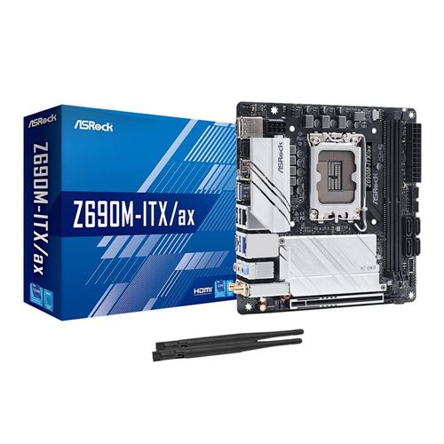 ASRock Z690M-ITX/ax Intel LGA 1700 Mini-ITX Motherboard - Micro Center
