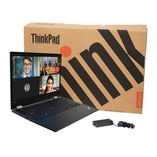 Lenovo ThinkPad L13 Yoga Gen 2 -in-1 Commercial Laptop Computer - Black;  Intl Core i5 11th Gen 1145G7 2.6GHz Processor; 16GB - Micro Center