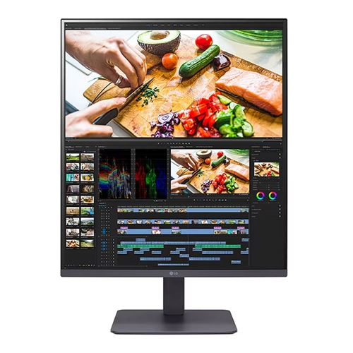 LG 27MQ450-B.AUS 27 Full HD (1920 x 1080) 75Hz LED Monitor; FreeSync; HDMI  DisplayPort; 3-Sided Frameless; Flicker-Free - Micro Center