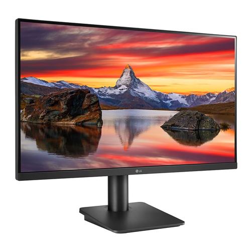 Monitor LG 23.8 IPS Full HD HDMI / VGA 24MQ400 - Black — Cover company