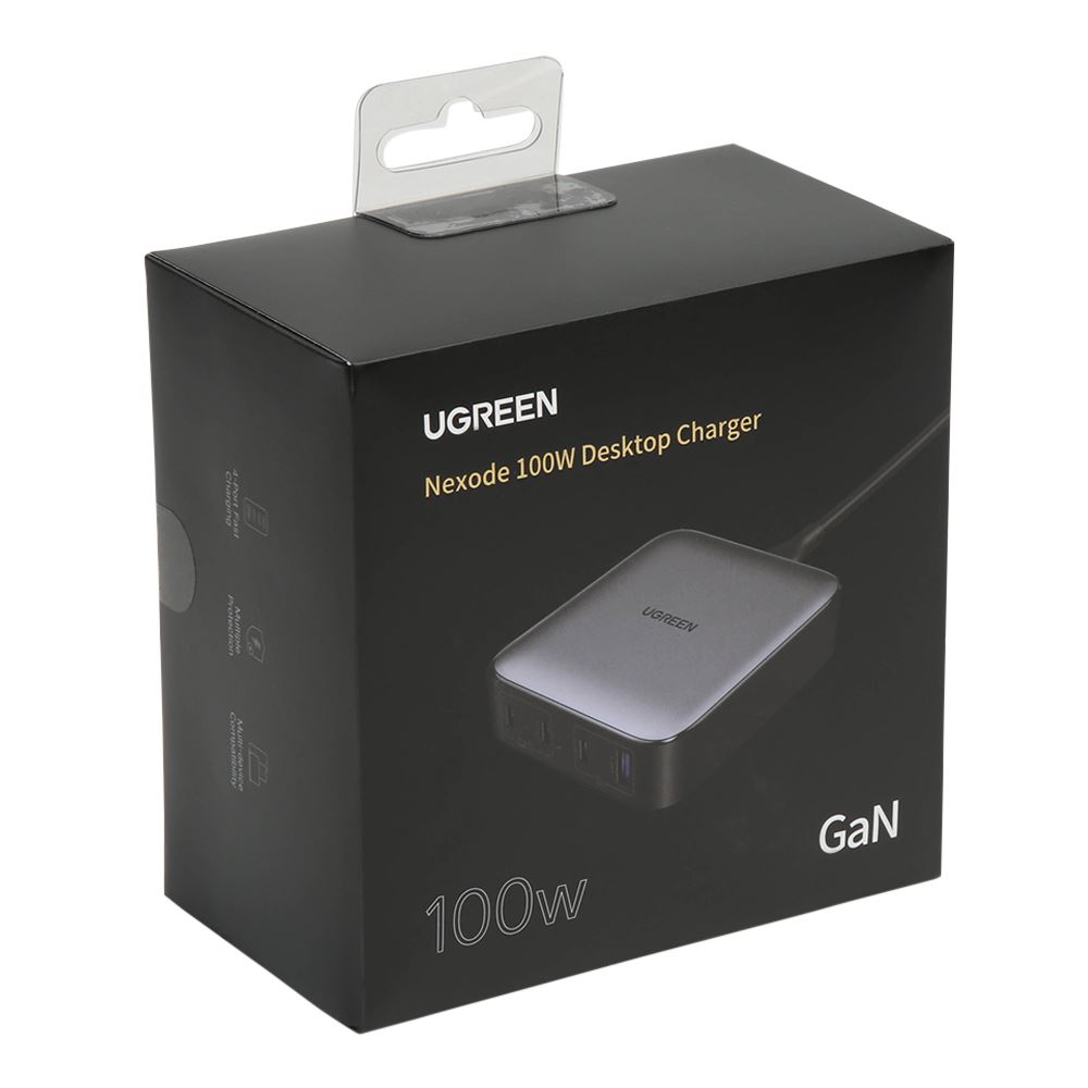 UGreen Nexode 4 Ports 100W USB C Charging Station - Micro Center