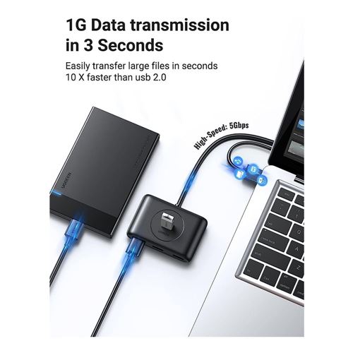 Buy UGREEN 50985, 4 Port USB 3.0 Hub, Ultra Slim Data Hub With 5V