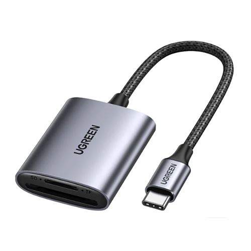 UGreen USB-C to SD/TF Memory Card Reader Aluminum Case - Micro Center