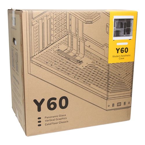 HYTE Y60 Premium ATX Mid Tower Chassis - White 