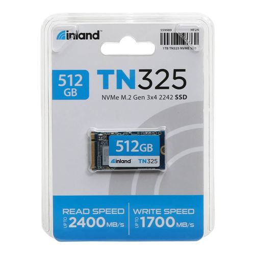 Inland TN325 512GB 3D TLC NAND PCIe Gen 3 x 4 NVMe M.2 2242