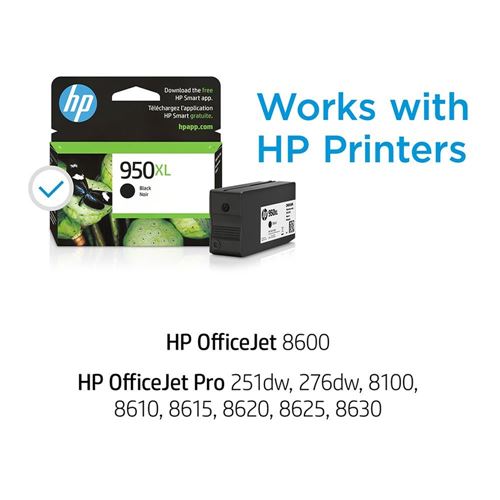 oplukker mangel patrulje HP 950XL Black Officejet Ink Cartridge - Micro Center