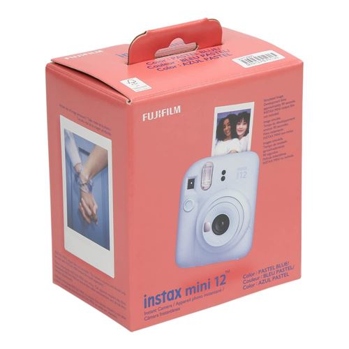 Fujifilm Instax Mini 12 Instant Film Camera - Pastel Blue :  Electronics