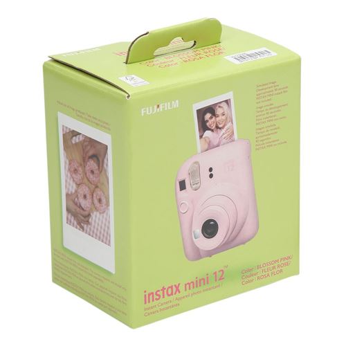Fuji Instax Mini 12 Instant Camera (Blossom Pink) - Micro Center