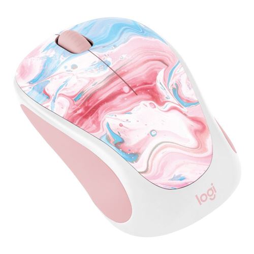 Logitech Design Collection Wireless Mouse - Cotton Candy - Micro Center