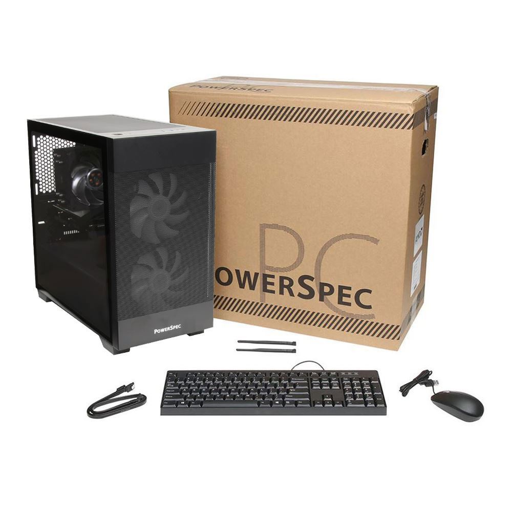 PowerSpec G715 Gaming PC; AMD Ryzen 7 5800X3D 3.4GHz Processor; AMD ...