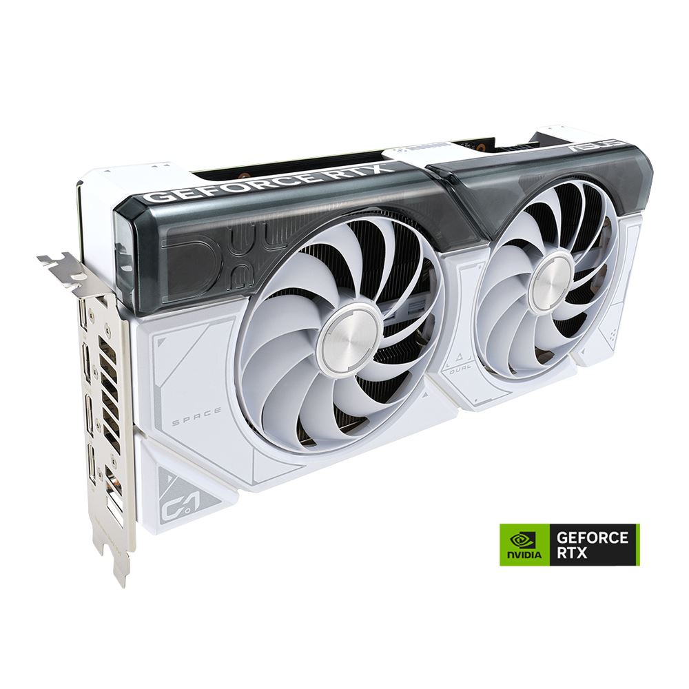 ASUS NVIDIA GeForce RTX 4070 Dual White Edition Overclocked Dual Fan ...