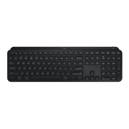 Logitech MX Keys S Low-Profile Wireless Keyboard - (Black) - Micro Center
