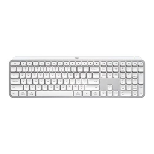 Logitech MX Keys S Low-Profile Wireless Keyboard - (Pale Gray) - Micro  Center