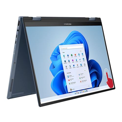 ASUS Zenbook 14 Flip OLED 14 Intel Evo Platform 2-in-1 Laptop Computer -  Ponder Blue; Intel Core i7 13th Gen 1360P - Micro Center
