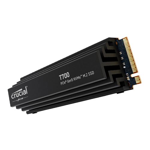 Crucial T700 1TB TLC NAND Flash PCIe Gen 5 x4 NVMe M.2 Internal