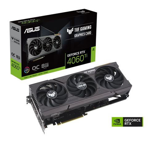 NVIDIA GeForce RTX 4060 TI Founder's Edition Graphics Card - Titanium and  black 