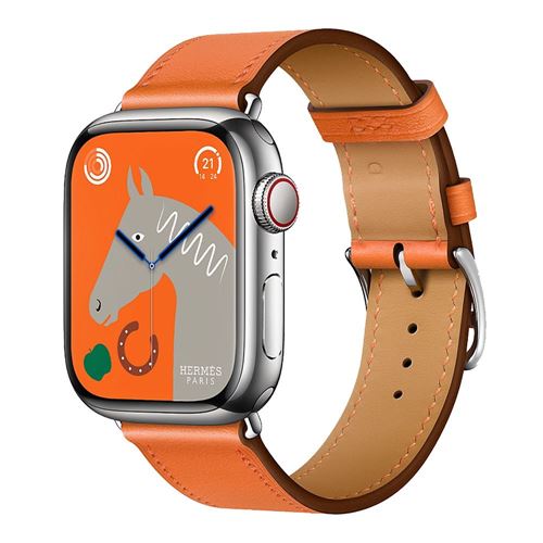 Hermes Apple Watch Series 8 41mm Case & Band - Micro Center