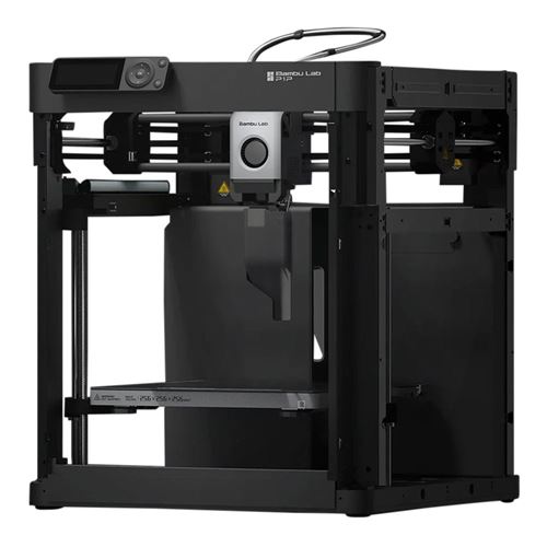 Bambu Lab P1P 3D Printer; 2.7 Monochrome LCD Screen; Automatic Leveling;  Dual-Sided Textured PEI Plate Bed; 256x256x256mm - Micro Center