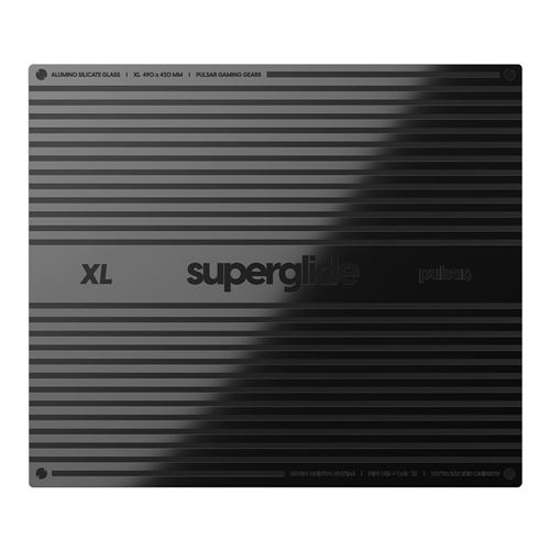 pulsar Superglide Glass Mouse Pad XL - Red - Micro Center