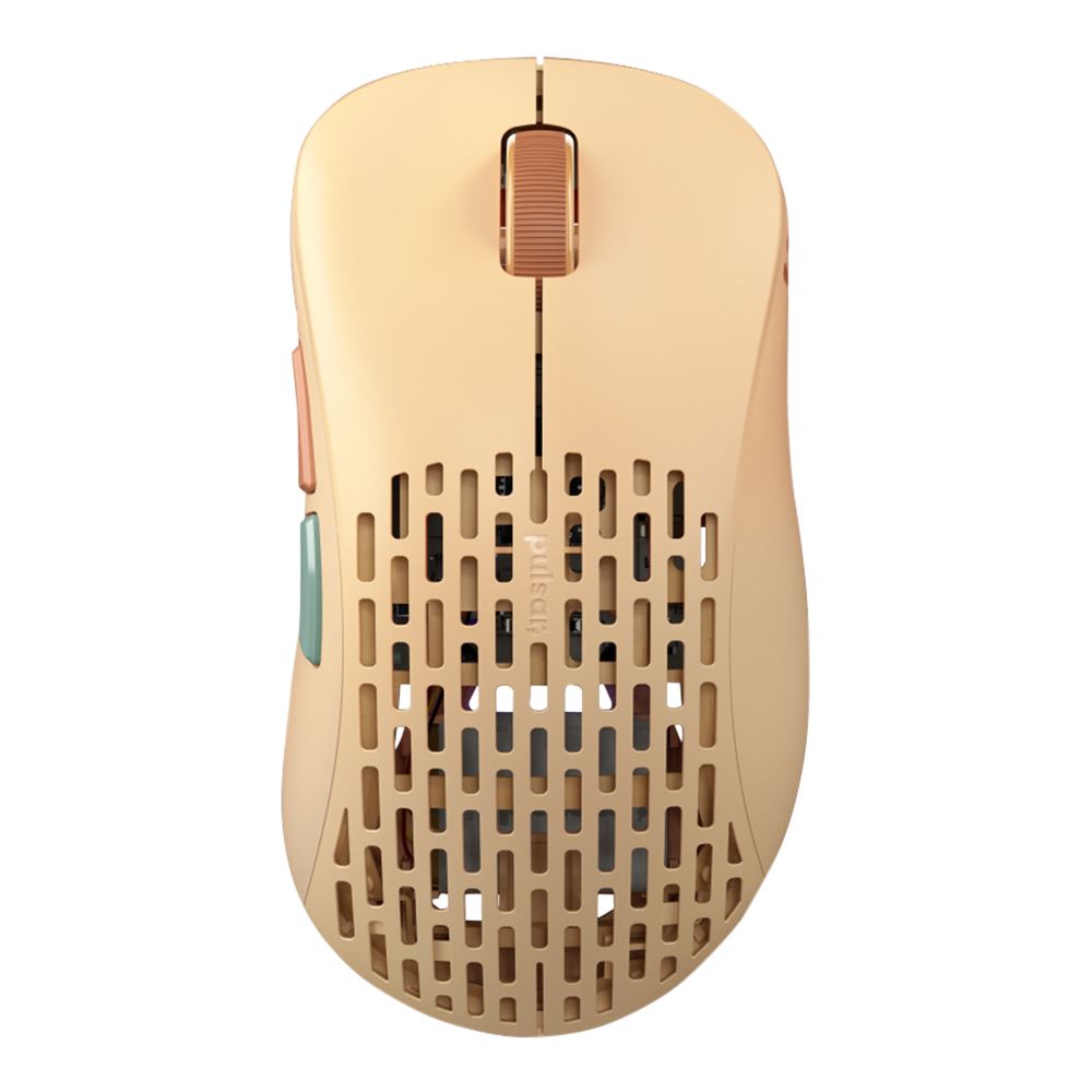 pulsar Xlite Retro Brown Wireless Mouse - Medium - Micro Center