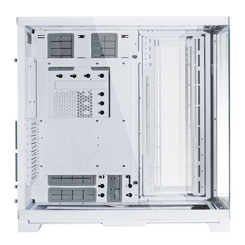 Lian Li O11 Dynamic EVO Tempered Glass ATX Mid-Tower Computer Case - White  - Micro Center