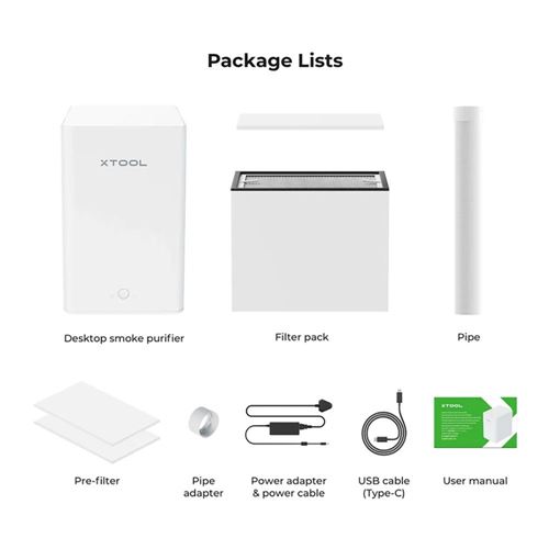 Filter Replacement Kit, Xtool Smoke Purifier, Xtool Accessories, Xtool  Tool
