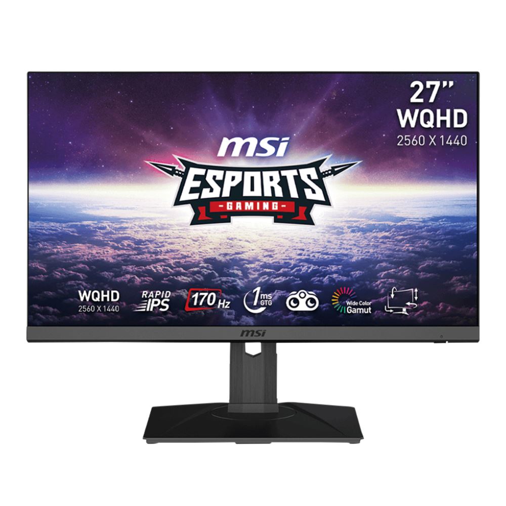 MSI G272QPF 27" 2K WQHD (2560 X 1440) 170Hz Gaming Monitor; Gy-Sync ...