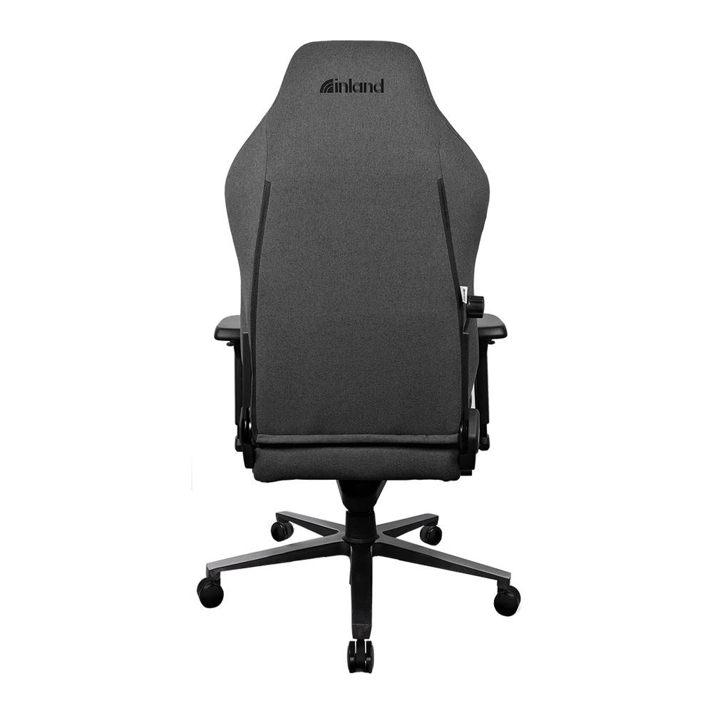 Inland Ninja Gaming Chair with Adjustable Lumbar - Black/Gray - Micro ...