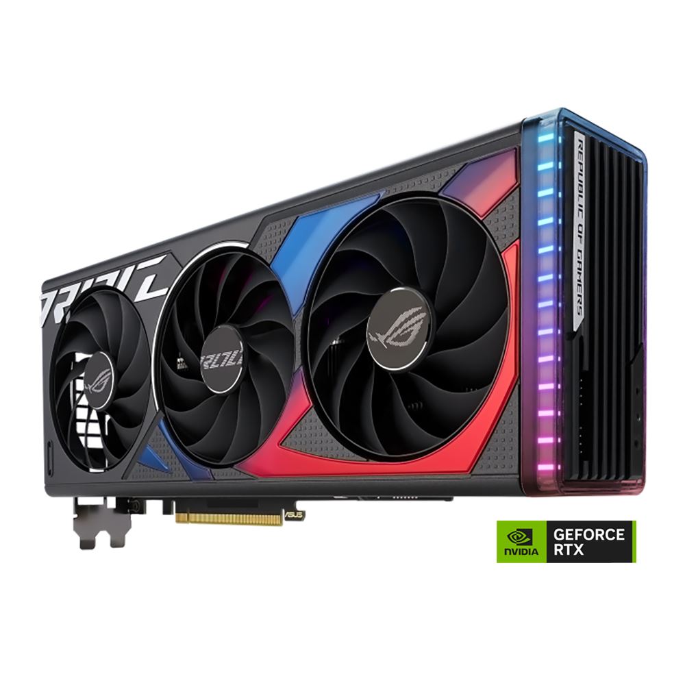 ASUS NVIDIA GeForce RTX 4060 ROG Strix Overclocked Triple Fan 8GB GDDR6 ...