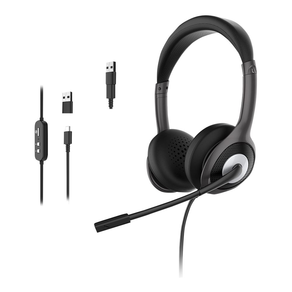 Morpheus 360 Connect USB Stereo Headset with Boom Microphone - Micro Center